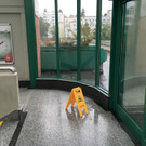 Bregenzer Bahnhof bei Regen