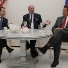 Präsident Medwedew zu Besuch bei Arnold Schwarzenegger