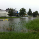 Starkregen in Hard