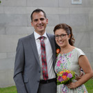 Melanie Grabher und Ronny Hennig haben geheiratet