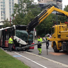 Linienbus-Unfall in der Wiener Innenstadt