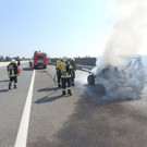 Pkw-Vollbrand auf S5
