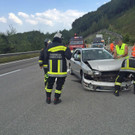 Unfall auf S6 in NÖ: Kleinkind und zwei Hunde blieben unverletzt