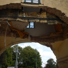 Gebäude-Teileinsturz in Liesing