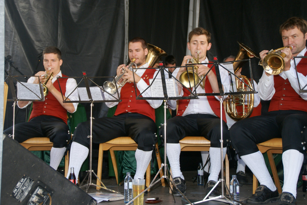 Die Hatler Musik sorgte f__r Stimmung am Platz.JPG