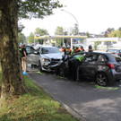 Frontal-Crash auf der Rheinstraße