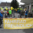 Fotos von der Fahrrad-Parade 2015 mit Preisverlosung im Leiblachtal