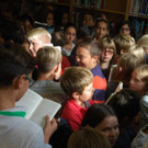 In der Schulbibliothek