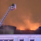 Bilder zum Dachbrand in Favoriten