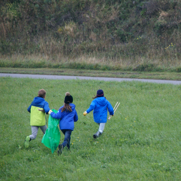 Auf Abfalljagd im Rheinvorland.JPG