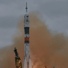 Start der Sojus-Kapsel zur ISS