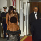 Die Obamas beim letzten Gala-Dinner