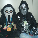 Lustige Halloweenprobe