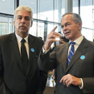 Festakt mit Schelling in der Zentrale der Erste Group in Wien