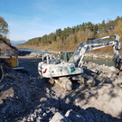 Bauarbeiten an der Ill