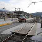 Baustelle am Rankler Bahnhof