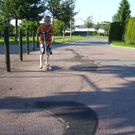 Schlaglöcher in der Wuhrmeisterstraße wurden geflickt