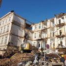 Bilder vom Abriss am Wiedner Gürtel