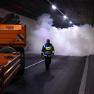 Übung im Pfändertunnel