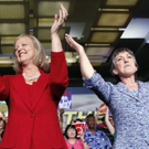 Meg Whiteman im kalifornischen Wahlkampf