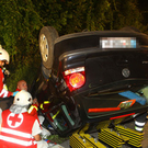 Pkw-Überschlag auf der A14
