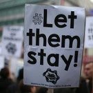Bilder der Demo gegen Abschiebung