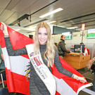 Miss Austria Dragana Stankovic fliegt zur Miss World Wahl