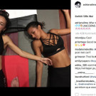 adriana lima vor der show.JPG
