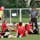 Abschlusstraining und PK vor dem Kamerun-Spiel