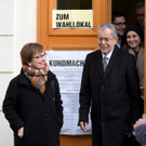 Stimmabgabe von Van der Bellen
