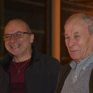 Gemeindezentrum Innerbraz Firstfeier 2016 Franz Siegele und Anton Vonbank.jpg