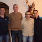 Jahreshauptversammlung FC Klostertal 2016 Obmannstellvertreter Hannes Fritz_ Trainer Kampfmannschaft Marcel Domig_ Trainer 1.jpg