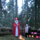 Wir fanden den Nikolaus im Wald...