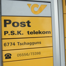 Postschild Tschagguns