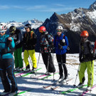 Neue junge Skibergsteiger unterwegs
