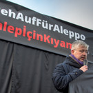 Kundgebung der Islamischen Föderation in WIen für Aleppo - Heldenplatz - 17.12.2016