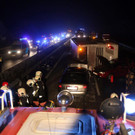 Busunfall nach Besuch am Wiener Christkindlmarkt: An der Unfallstelle