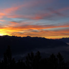 Wintersonnwendfeuer auf dem Hohen Fraßen