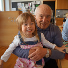 Opa-Nachmittag im Kindergarten Übersaxen