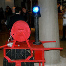 Mit Blaulicht wurden die G__ste empfangen.JPG