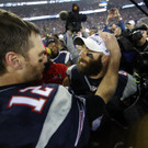 New England Patriots feiern Einzug in den Super Bowl LI