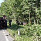 Bilder des Unfalls in der Alpenstraße