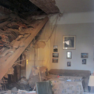Decke stürzte in Graz in Wohnzimmer