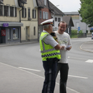 Oesterreich Radrundfahrt mit Durchfahrtsort in Rankweil