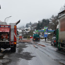 Bilder vom Einsatz in Schwarzach Dieselaustritt