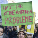 Muslime demonstrierten in Wien gegen Kopftuchverbot