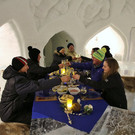 Übernachten im Alpeniglu
