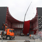 Baufortschritt bei der Messe Dornbirn