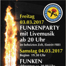 Einladung Funkenabbrennen Gantschier