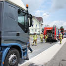 Lkw in Lustenau in Brand geraten